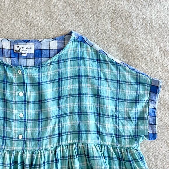 Rujuta Sheth mixed patterns blue shirt - Picture 9 of 15